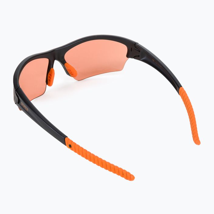 UVEX Sunsation black mat orange/litemirror orange cycling goggles S5306062212 2