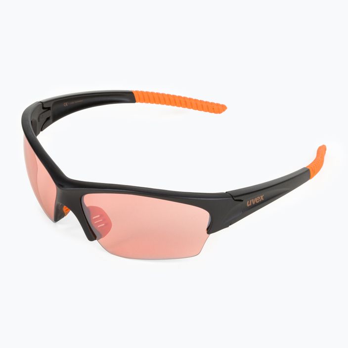UVEX Sunsation black mat orange/litemirror orange cycling goggles S5306062212 5