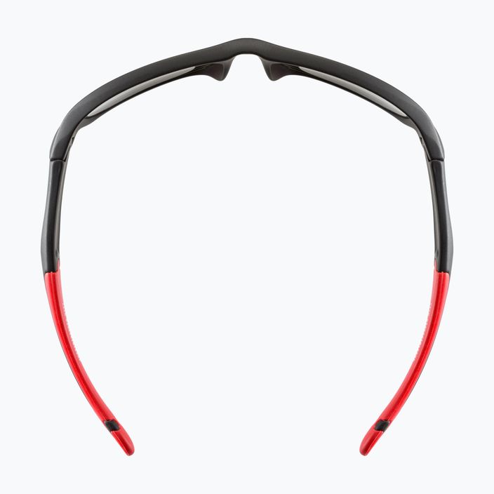 UVEX children's sunglasses Sportstyle black mat red/ mirror red 507 53/3/866/2316 8