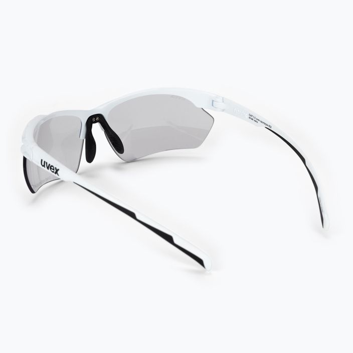 UVEX Sportstyle 802 white/variomatic smoke cycling glasses S5308948801 2
