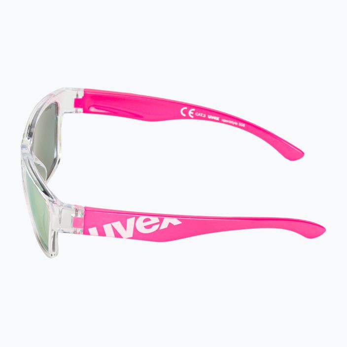 UVEX children's sunglasses Sportstyle 508 clear pink/mirror red S5338959316 4