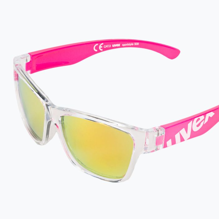 UVEX children's sunglasses Sportstyle 508 clear pink/mirror red S5338959316 5