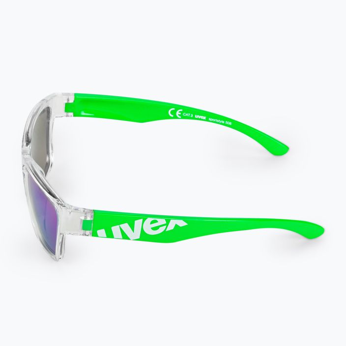 UVEX children's sunglasses Sportstyle 508 clear green/mirror green S5338959716 4