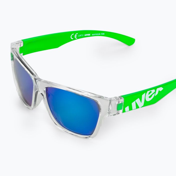 UVEX children's sunglasses Sportstyle 508 clear green/mirror green S5338959716 5
