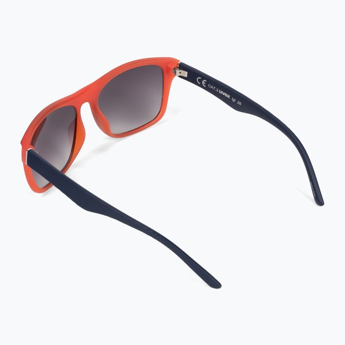UVEX Lgl 26 blue red/litemirror smoke degrade sunglasses 53/0/944/2416 3