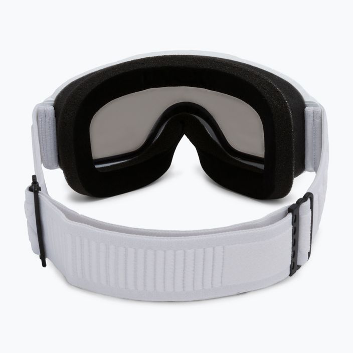 Ski goggles UVEX Downhill 2000 S LM white mat/mirror silver/clear 55/0/438/1026 3