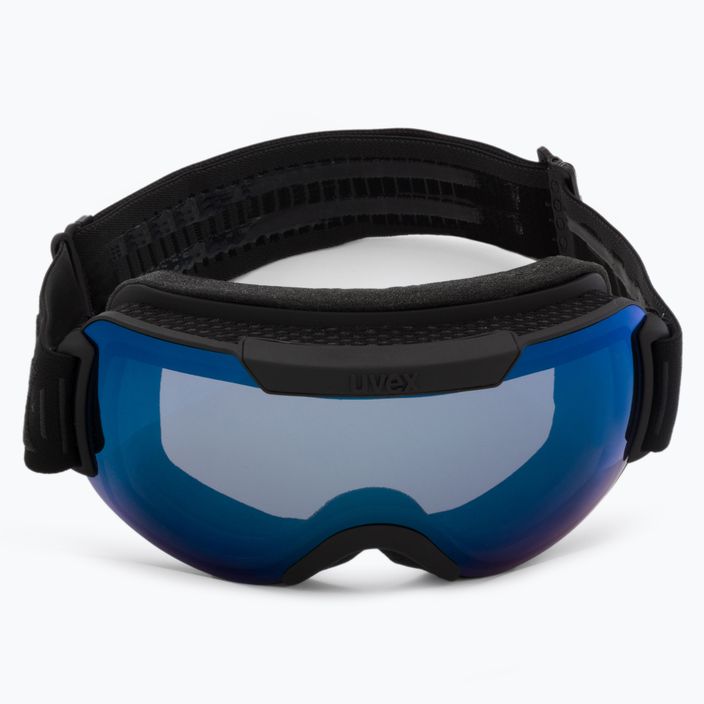 UVEX Downhill 2000 FM ski goggles black matt/mirror blue/clear 55/0/115/24 2