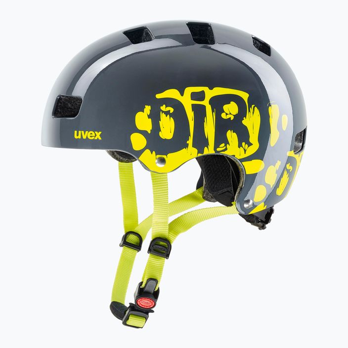 Children's bike helmet UVEX Kid 3 grey/yellow 41/4/819/11/17 8