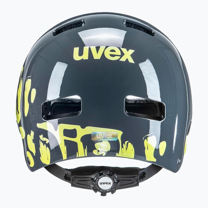 Children's bike helmet UVEX Kid 3 grey/yellow 41/4/819/11/17 10