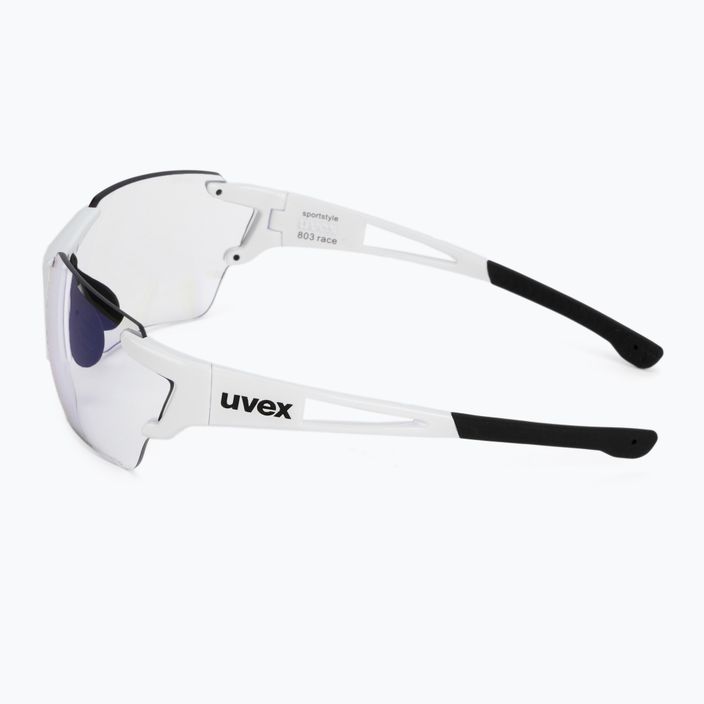 UVEX Sportstyle 803 R V white/litemirror blue cycling goggles 53/0/971/8803 4