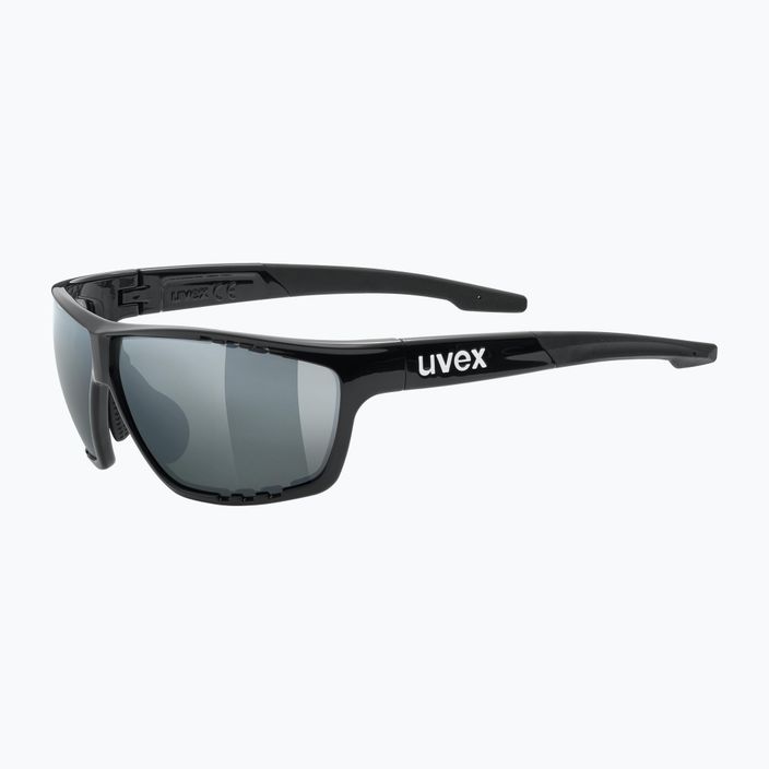 UVEX Sportstyle 706 black/litemirror silver sunglasses 53/2/006/2216 5