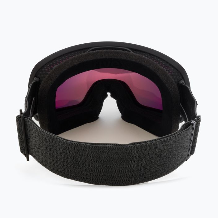 Ski goggles UVEX Compact FM black matt/mirror rainbow rose 55/0/130/20 4