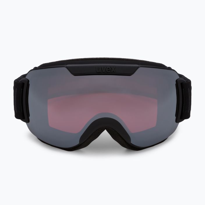 Ski goggles UVEX Downhill 2000 FM black mat/mirror silver/rose 55/0/115/2424 2