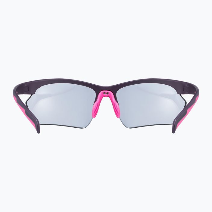 UVEX Sportstyle 802 V Small purple pink matt/smoke sunglasses 3
