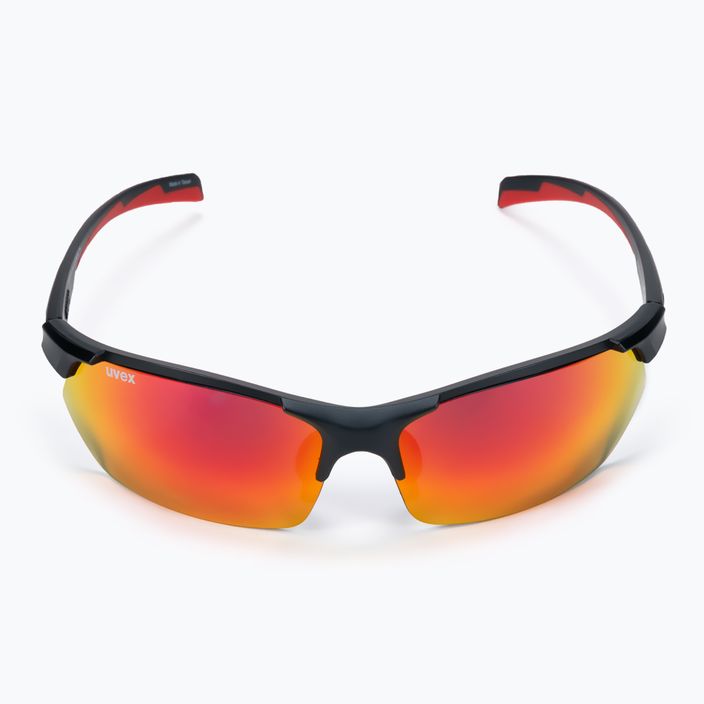 UVEX Sportstyle 114 grey red mat/mirror red/litemirror orange/clear sunglasses S5309395316 3