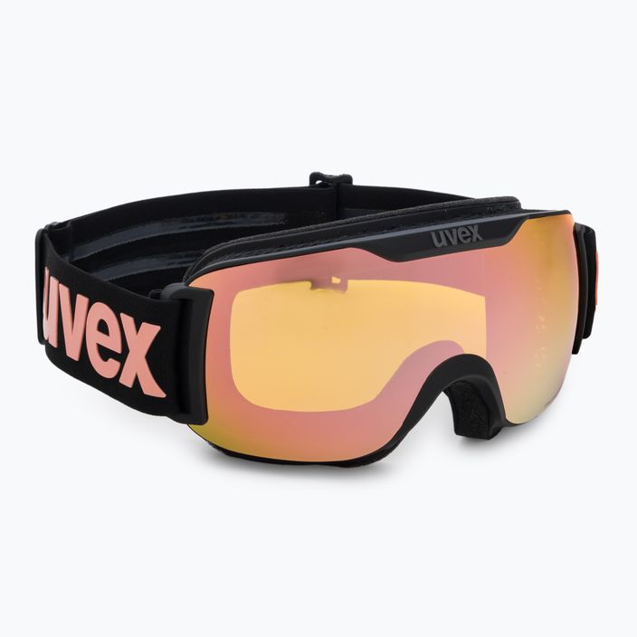 Ski goggles UVEX Downhill 2000 S black mat/mirror rose colorvision yellow 55/0/447/2430