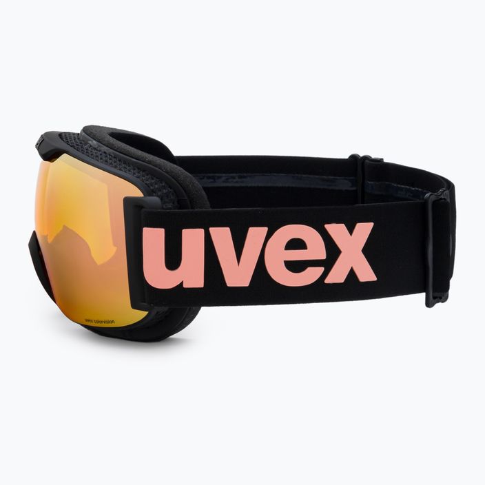 Ski goggles UVEX Downhill 2000 S black mat/mirror rose colorvision yellow 55/0/447/2430 4