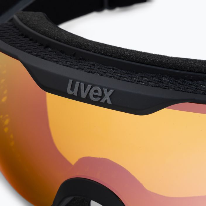 Ski goggles UVEX Downhill 2000 S black mat/mirror rose colorvision yellow 55/0/447/2430 6