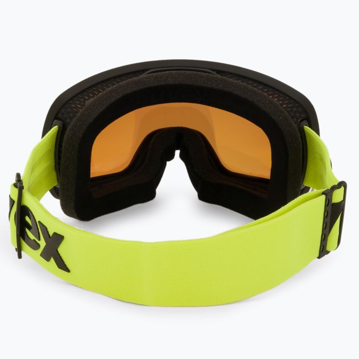 Ski goggles UVEX Compact FM black matt/mirror orange 55/0/130/23 3