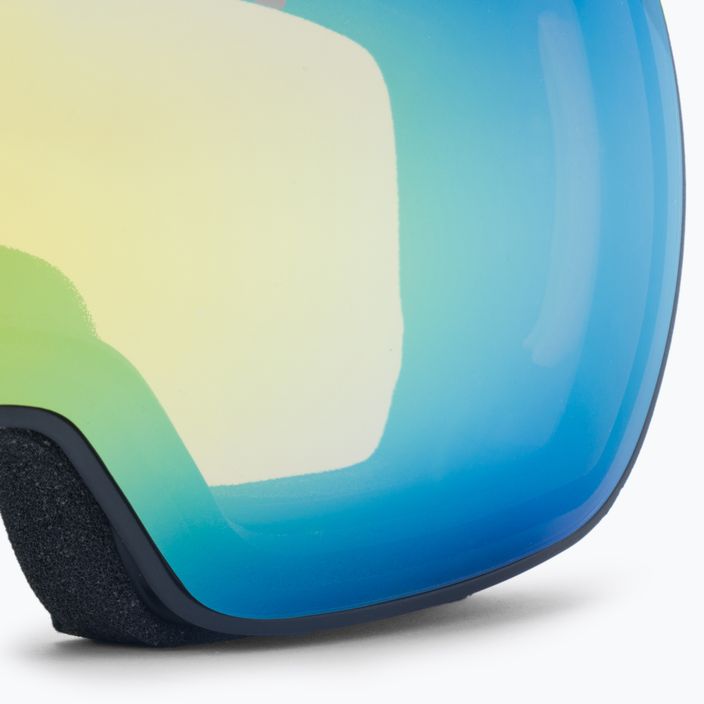 Ski goggles UVEX Compact FM black matt/mirror orange 55/0/130/23 5