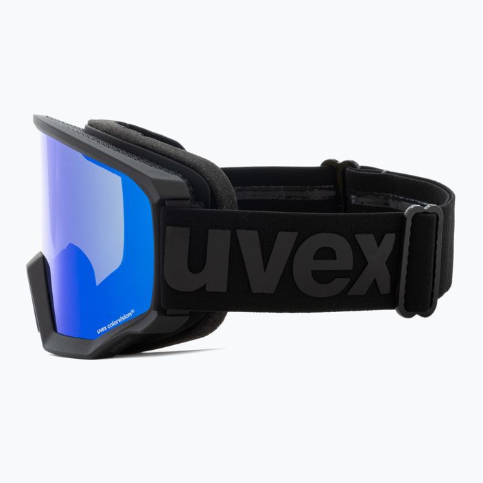 Ski goggles UVEX Athletic CV black mat/mirror blue colorvision green 55/0/527/20 4