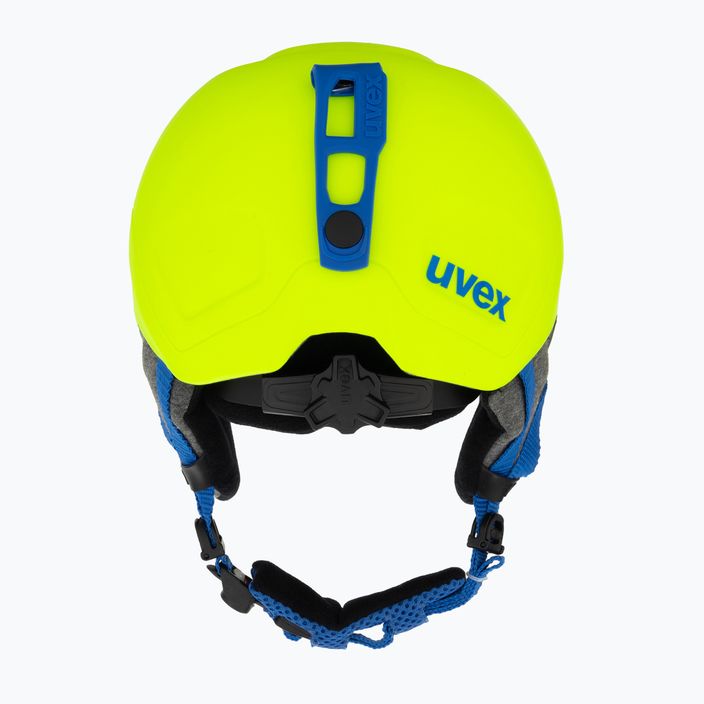 Children's ski helmet UVEX Manic Pro neon yellow 3