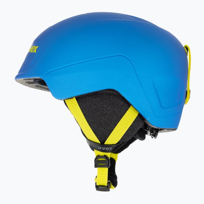 Children's ski helmet UVEX Manic Pro blue/lime matt 5