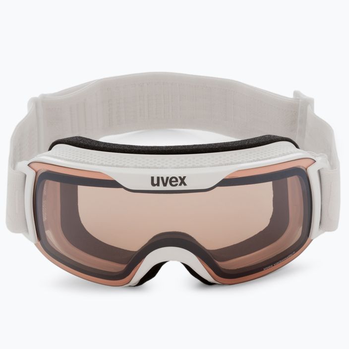Ski goggles UVEX Downhill 2000 S V white/mirror silver/variomatic clear 55/0/448/10 2