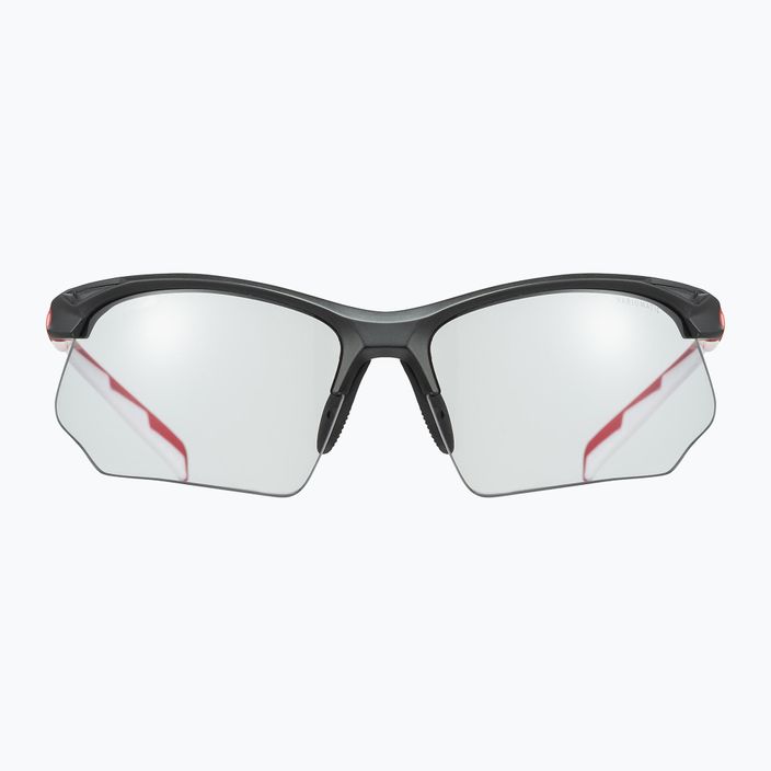 UVEX Sportstyle 802 V black red white/variomatic smoke cycling glasses 53/0/872/2301 6