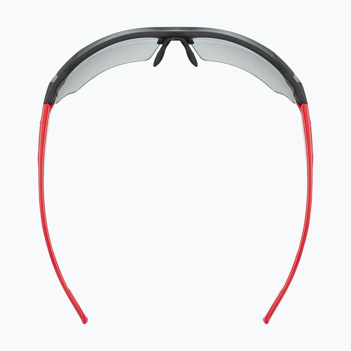 UVEX Sportstyle 802 V black red white/variomatic smoke cycling glasses 53/0/872/2301 8