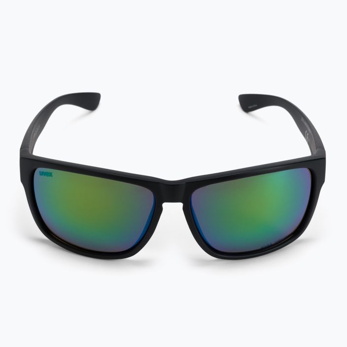 UVEX sunglasses Lgl 36 CV black mat/colorvision mirror green S5320172295 3