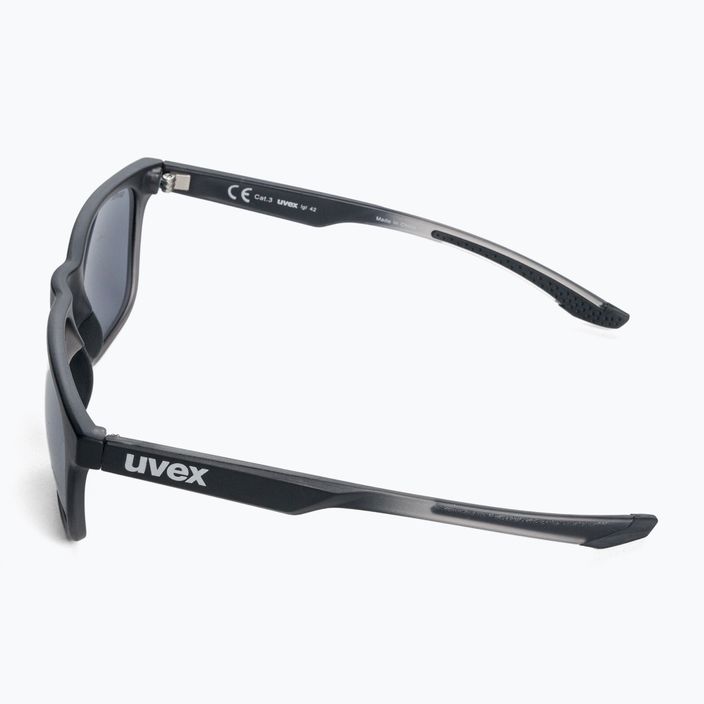UVEX sunglasses Lgl 42 black transparent/mirror silver S5320322916 4