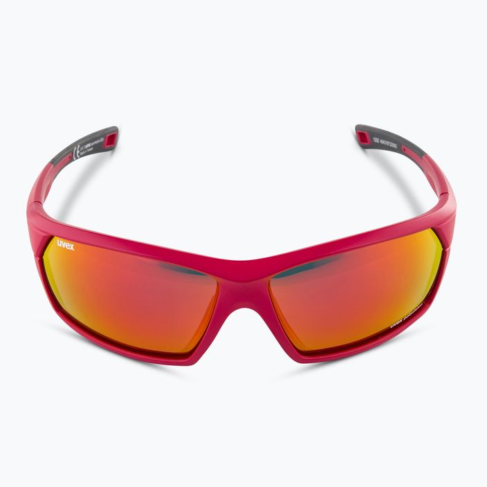 UVEX Sportstyle 225 Pola red grey mat sunglasses 3
