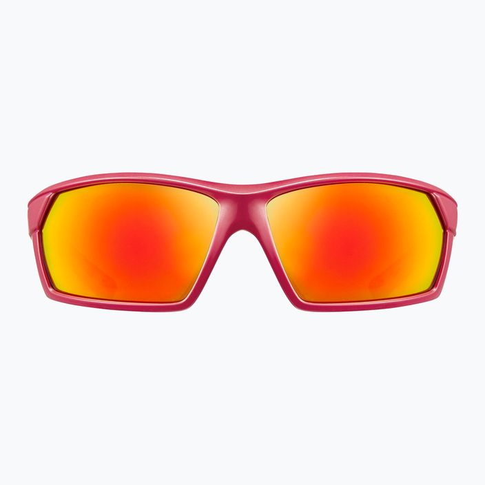 UVEX Sportstyle 225 Pola red grey mat sunglasses 9