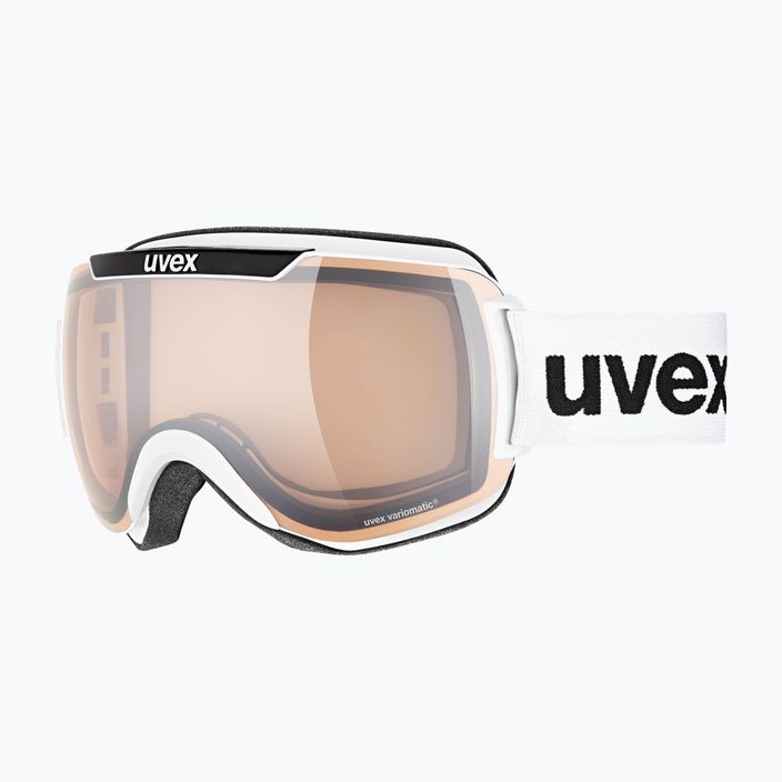 Ski goggles UVEX Downhill 2000 V white/mirror silver variomatic 55/0/123/11 7