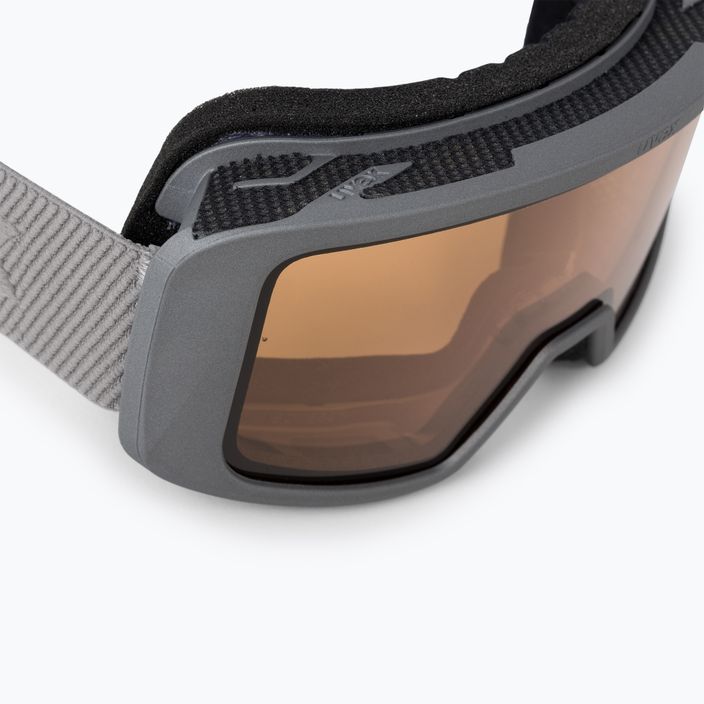 UVEX ski goggles Saga TO rhino mat/mirror silver/lasergold lite/clear 55/1/351/5030 5