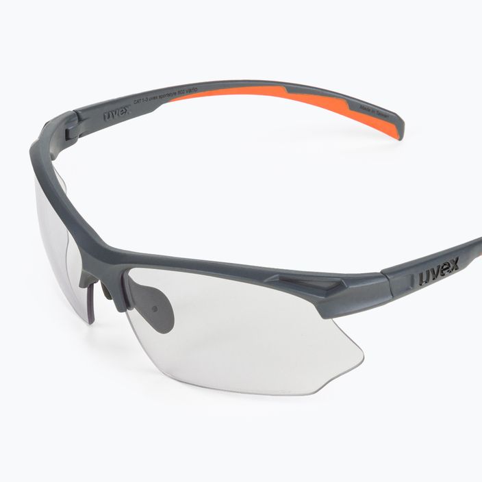UVEX Sportstyle 802 V grey mat/variomatic smoke cycling glasses S5308725501 5