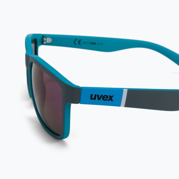 UVEX sunglasses Lgl 39 grey mat blue/mirror blue S5320125416 4