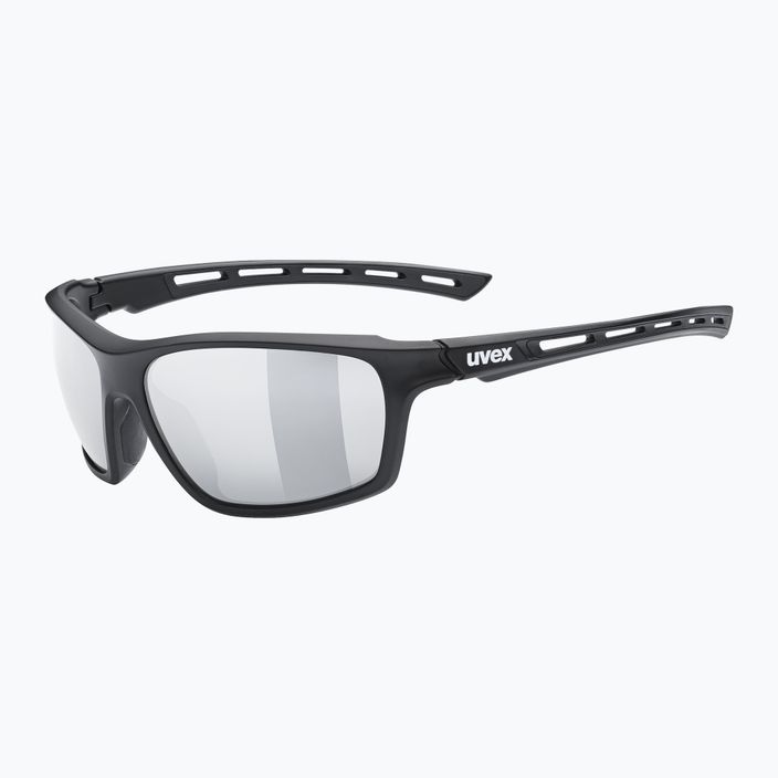 UVEX Sportstyle 229 black mat/litemirror silver sunglasses 53/2/068/2216 4