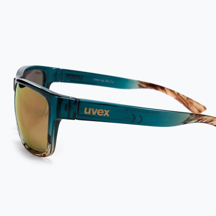 UVEX Lgl 36 CV peacock sand/colorvision mirror champagne sunglasses S5320174697 4