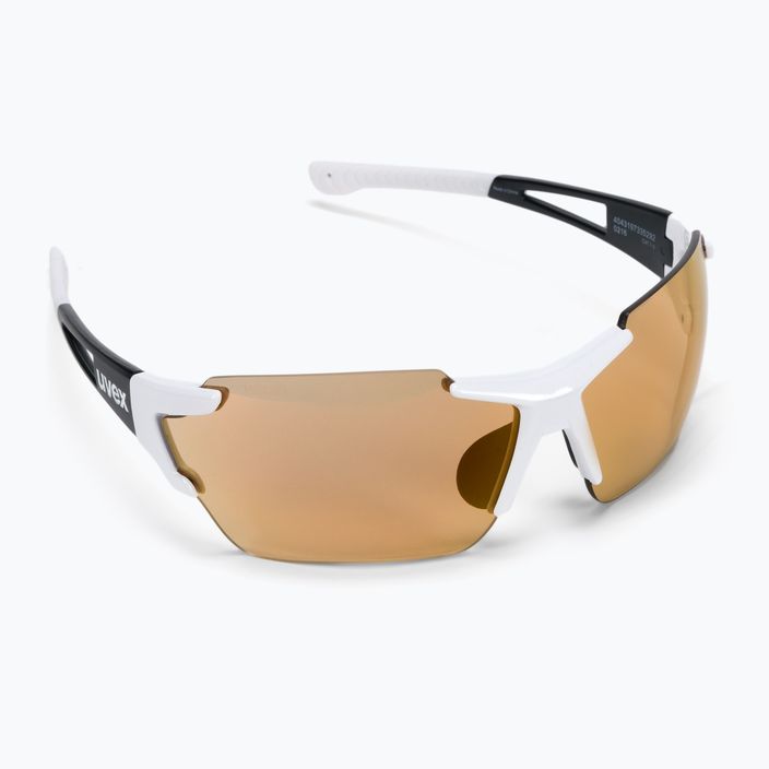 UVEX Sportstyle 803 R CV V white mat/colorvision litemirror red variomatic cycling glasses S5320418206