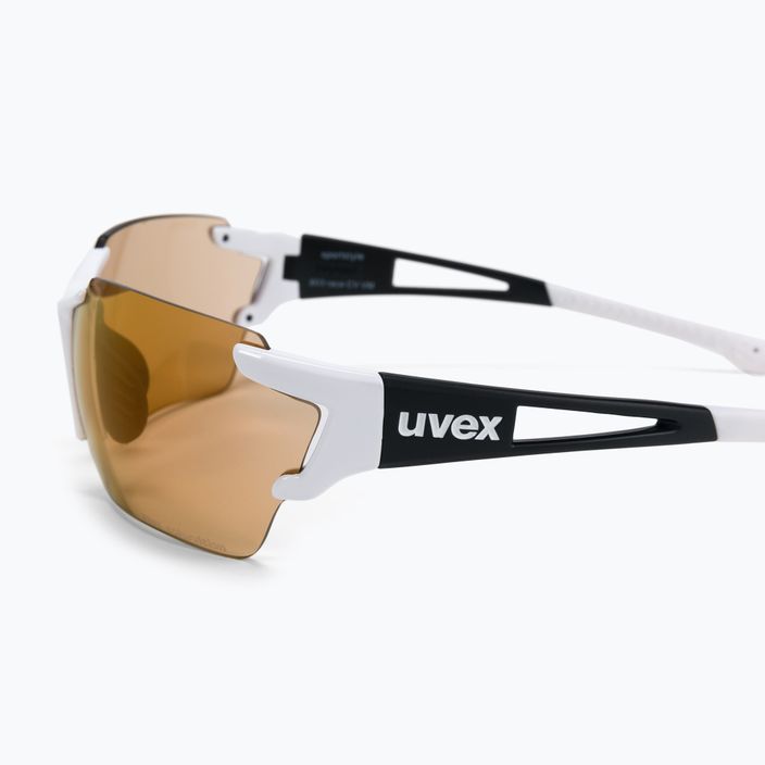 UVEX Sportstyle 803 R CV V white mat/colorvision litemirror red variomatic cycling glasses S5320418206 4