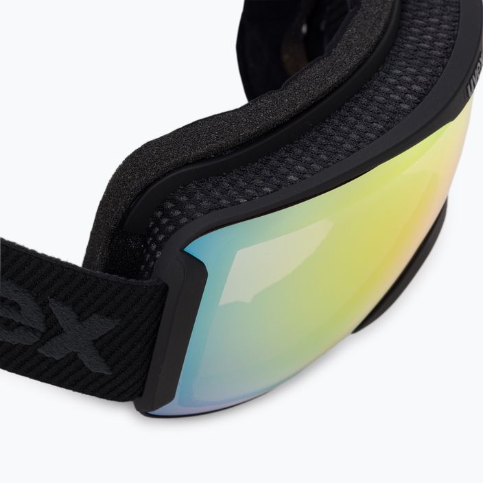 UVEX Downhill 2100 V ski goggles black mat/mirror rainbow variomatic/clear 55/0/391/2030 6