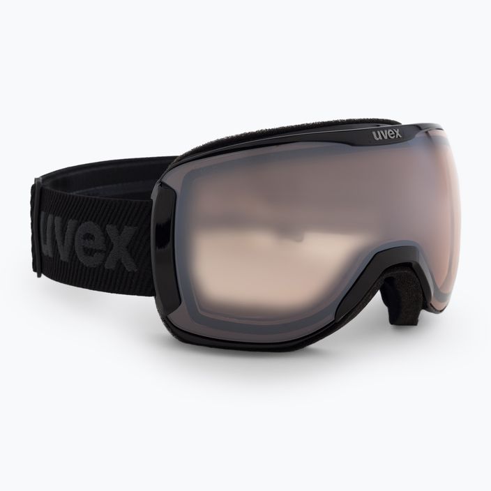 Ski goggles UVEX Downhill 2100 V black/mirror silver variomatic/clear 55/0/391/2230