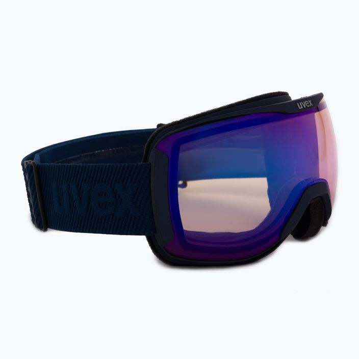 Ski goggles UVEX Downhill 2100 V navy mat/mirror blue variomatic/clear 55/0/391/4030