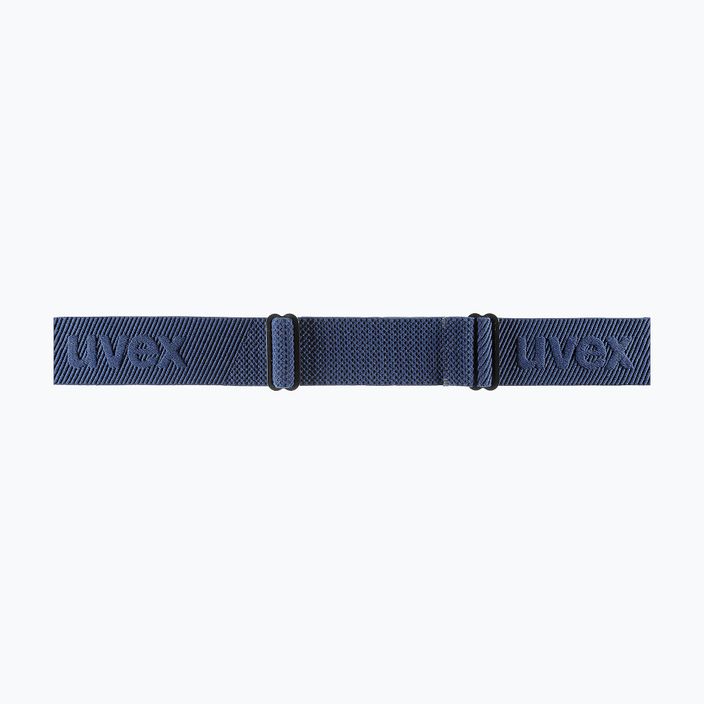 Ski goggles UVEX Downhill 2100 V navy mat/mirror blue variomatic/clear 55/0/391/4030 9