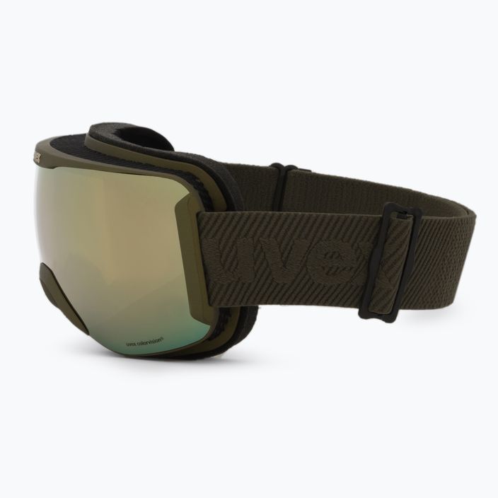 Ski goggles UVEX Downhill 2100 CV croco mat/mirror gold colorvision green 55/0/392/80 4