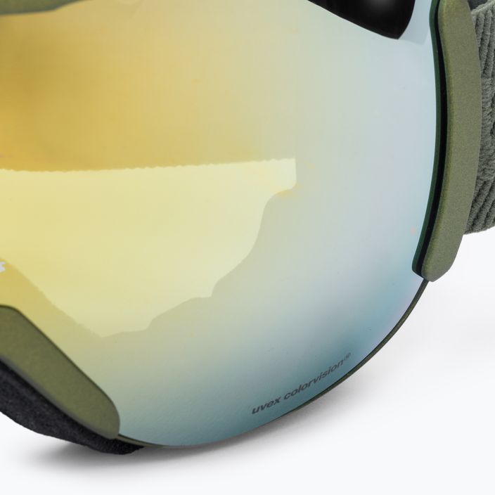 Ski goggles UVEX Downhill 2100 CV croco mat/mirror gold colorvision green 55/0/392/80 5