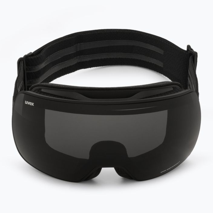 Ski goggles UVEX Compact FM black matt/mirror black clear 55/0/130/25 2