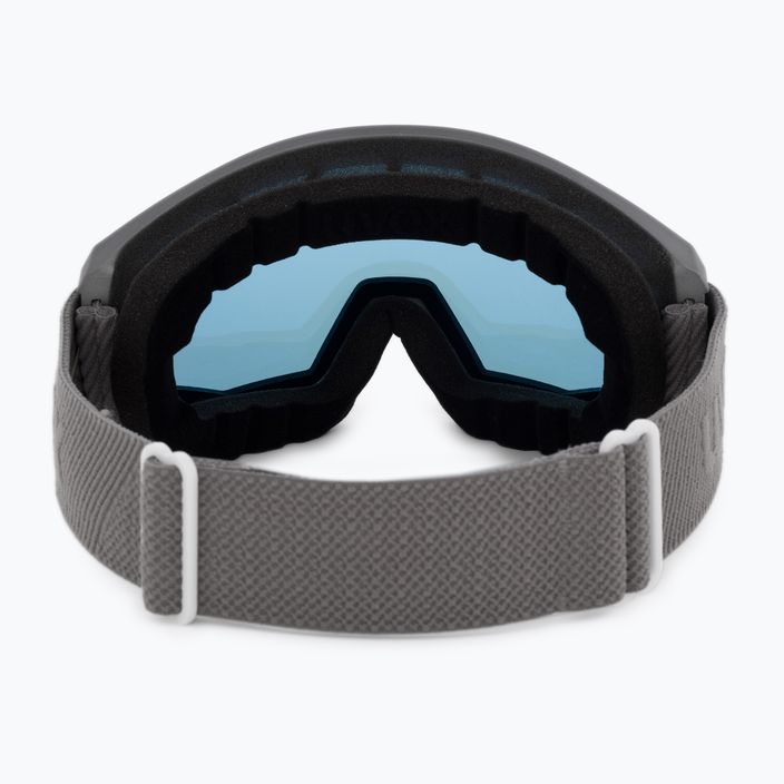 UVEX Athletic FM ski goggles rhino mat/mirror silver blue 55/0/520/5230 3